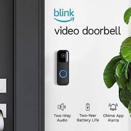 Blink Video Doorbell + 1 Outdoor 4 smart security camera (4th Gen) with Sync Module 2 (Refurbished) DailySale