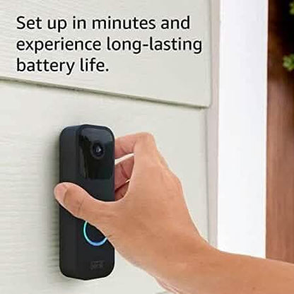 Blink Video Doorbell + 1 Outdoor 4 smart security camera (4th Gen) with Sync Module 2  (Refurbished) DailySale
