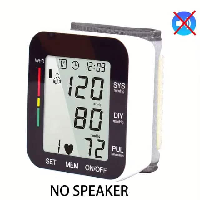 Blood Pressure Monitor Digital Wrist Blood Pressure Machine Automatic Cuff BP Detector DailySale