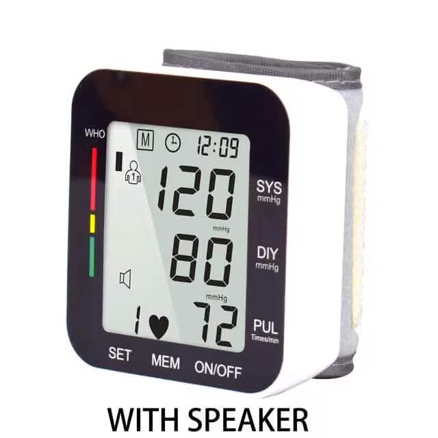 Blood Pressure Monitor Digital Wrist Blood Pressure Machine Automatic Cuff BP Detector DailySale