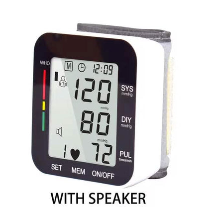 Blood Pressure Monitor Digital Wrist Blood Pressure Machine Automatic Cuff BP Detector DailySale