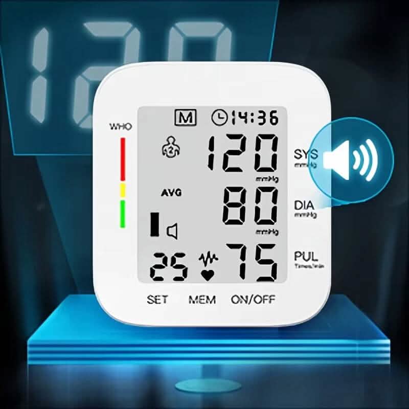 Blood Pressure Monitor Digital Wrist Blood Pressure Machine Automatic Cuff BP Detector DailySale