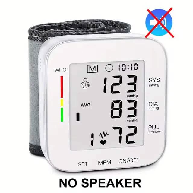 Blood Pressure Monitor Digital Wrist Blood Pressure Machine Automatic Cuff BP Detector DailySale
