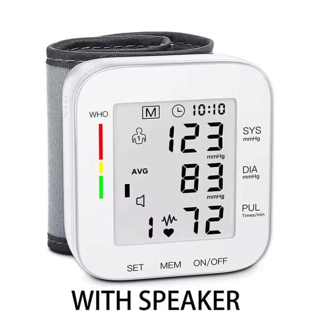 Blood Pressure Monitor Digital Wrist Blood Pressure Machine Automatic Cuff BP Detector DailySale