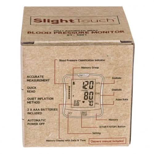 Blood Pressure Wrist Monitor with Large LCD Display DailySale