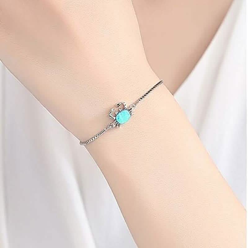 Blue Opal Adjustable Bolo Charm Bracelets DailySale