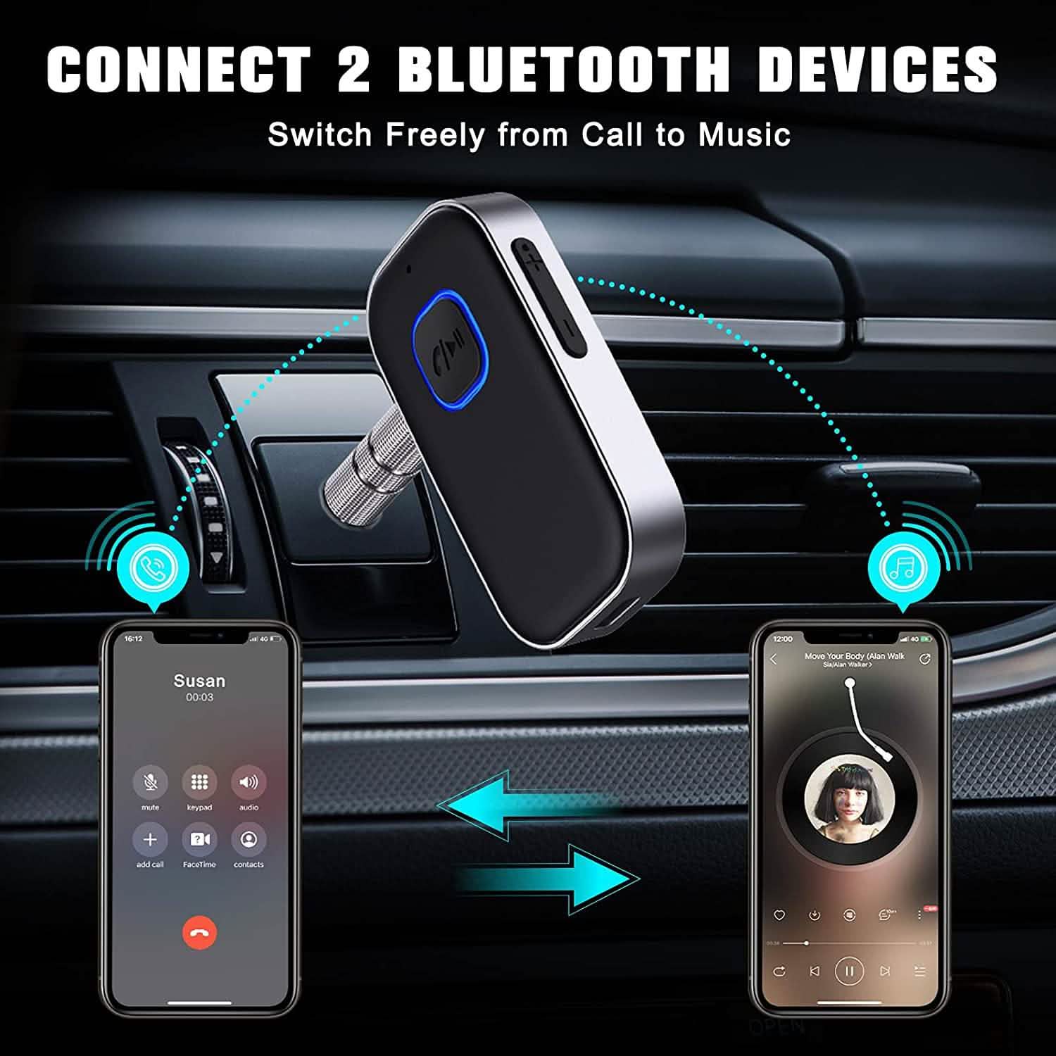 Bluetooth 5.0 Receiver for Car DailySale