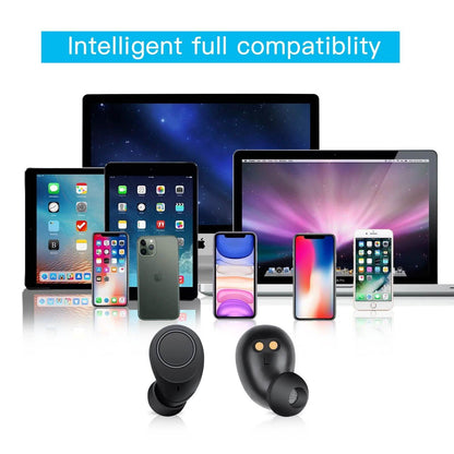 Bluetooth 5.0 Wireless Headset Deep Bass Stereo Earbuds LCD Power Display DailySale