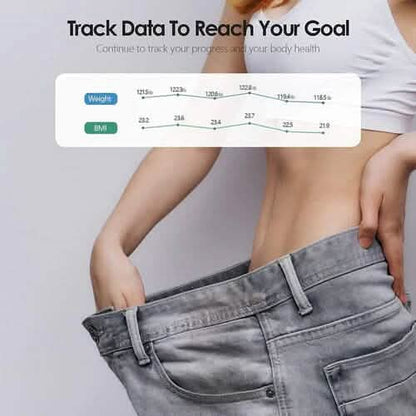 Bluetooth Digital Bathroom Scale with Heart Rate Tracking High-precision BMI Smart Scale DailySale
