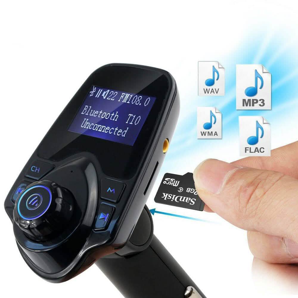 Bluetooth Handsfree In Car Kit FM Transmitter MP3 Player 2 USB Charger DailySale