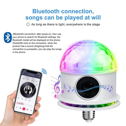 Bluetooth RGB Disco Party Light LED Stage Ball Light KTV Strobe DJ Activated Lamp DailySale