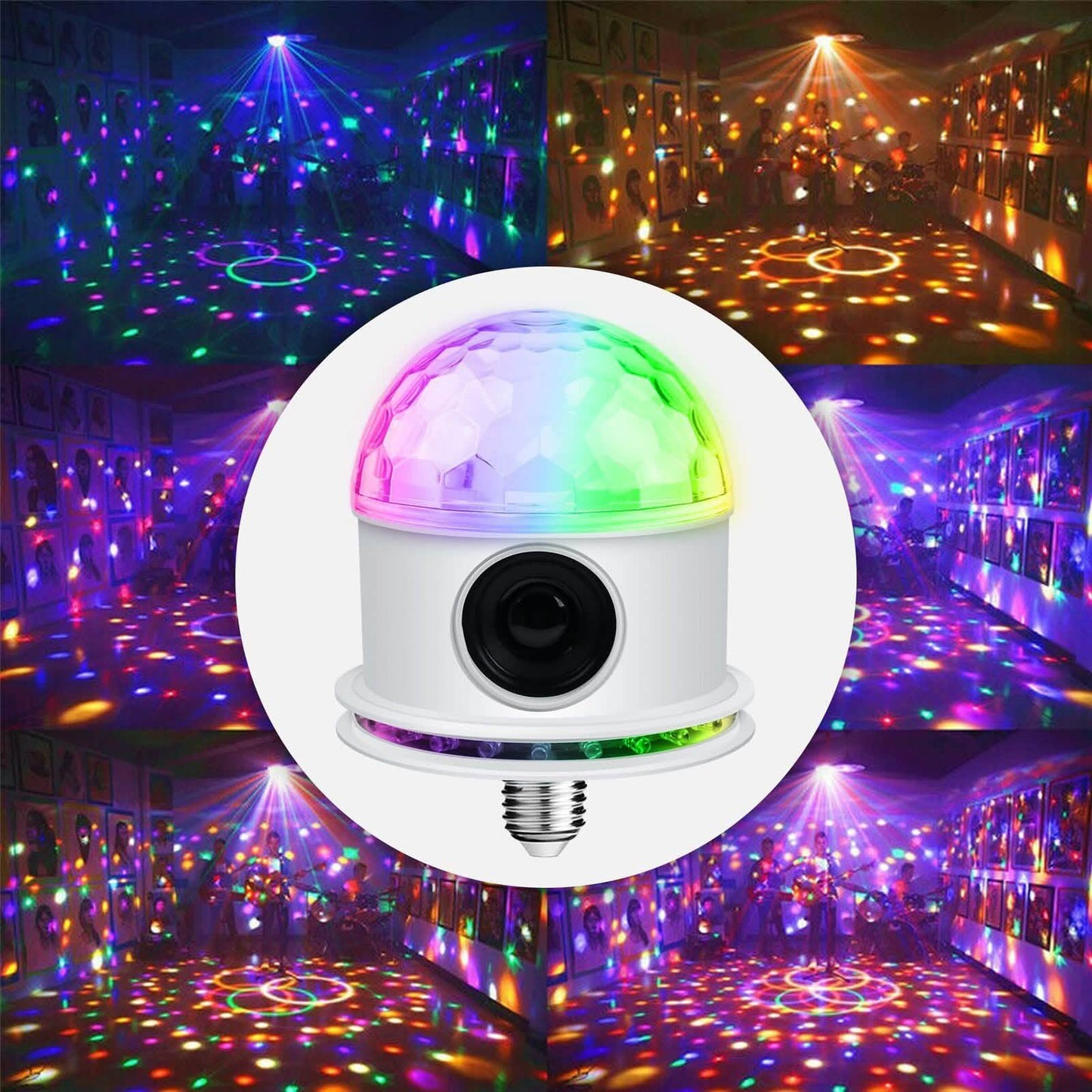Bluetooth RGB Disco Party Light LED Stage Ball Light KTV Strobe DJ Activated Lamp DailySale