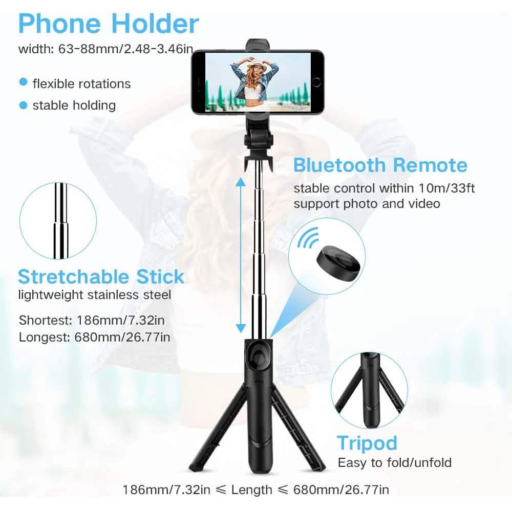 Bluetooth Selfie Stick Tripod DailySale