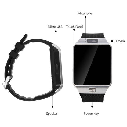 Bluetooth Smart Watch with Camera, Pedometer, Activity Monitor and iPhone/Android Phone Sync DailySale