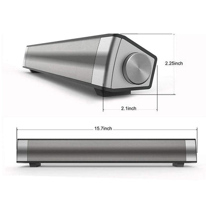 Bluetooth Sound Bar Wired and Wireless Mini Home Theater Audio DailySale