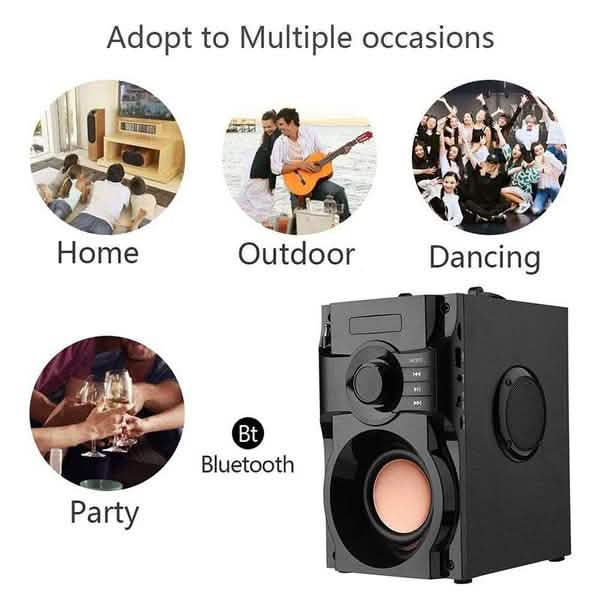 Bluetooth Speaker Super Bass Subwoofer  DailySale