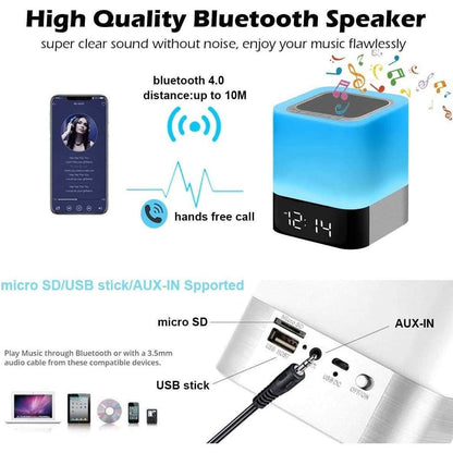 Bluetooth Speaker Touch Sensor Bedside Lamp DailySale