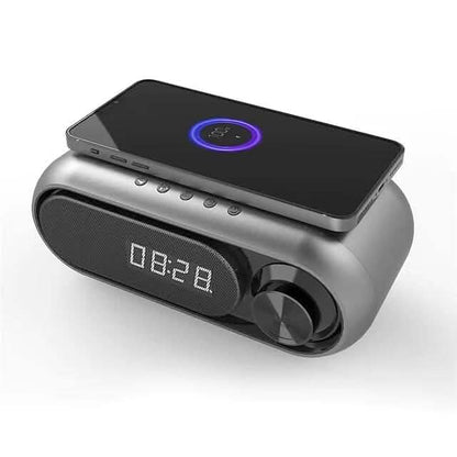 Bluetooth Speaker Wireless Charger with Alarm Clock DailySale