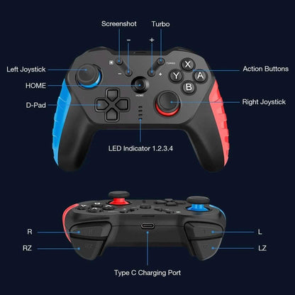 Bluetooth Switch Pro Controller for Nintendo DailySale