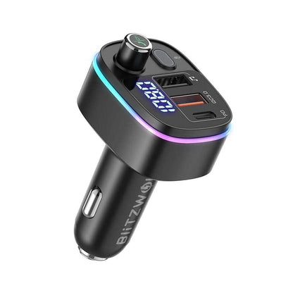 Bluetooth V5.0 FM Transmitter USB Car Charger DailySale