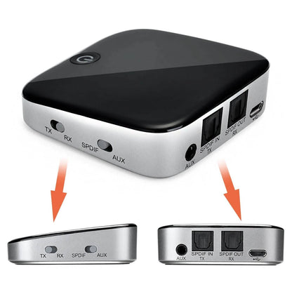 Bluetooth Wireless Audio Transmitter Receiver Adapter Optical Toslink DailySale