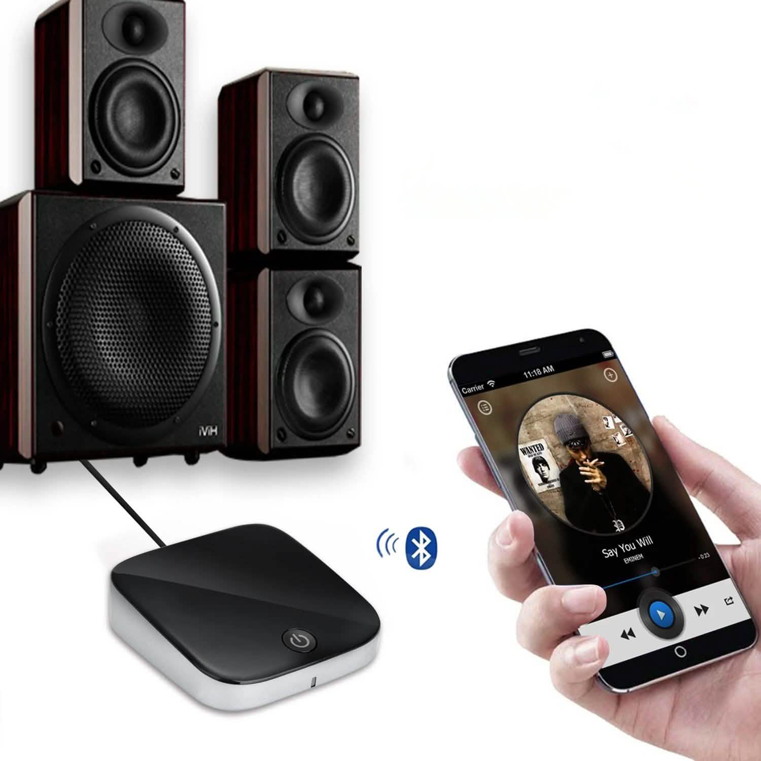 Bluetooth Wireless Audio Transmitter Receiver Adapter Optical Toslink DailySale