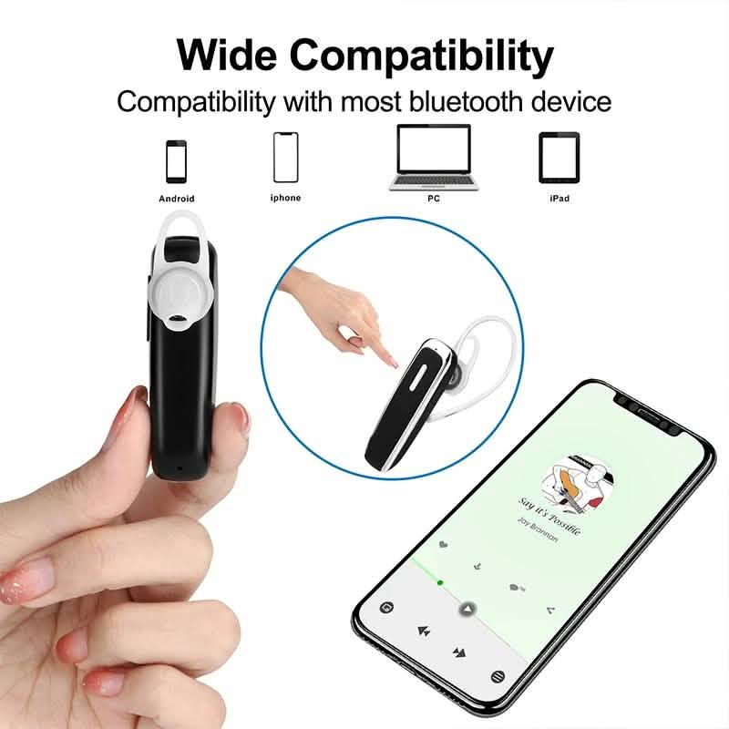 Bluetooth Wireless Trucker Headset With Mic Noise Cancellation DailySale