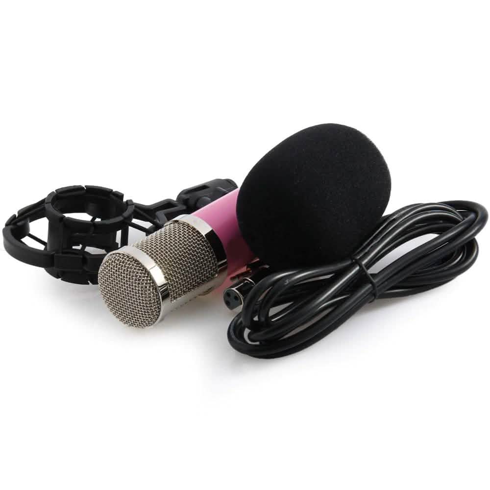 BM-800 Condenser Sound Recording Microphone with Shock Mount for Radio Braodcasting DailySale