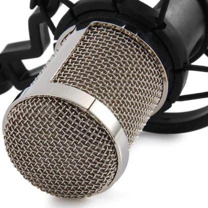 BM-800 Condenser Sound Recording Microphone with Shock Mount for Radio Braodcasting DailySale