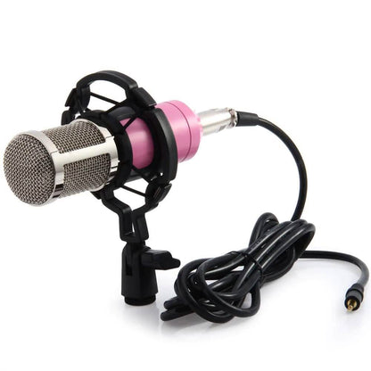 BM-800 Condenser Sound Recording Microphone with Shock Mount for Radio Braodcasting DailySale