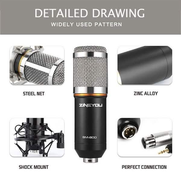 BM800 Professional Condenser Microphone DailySale