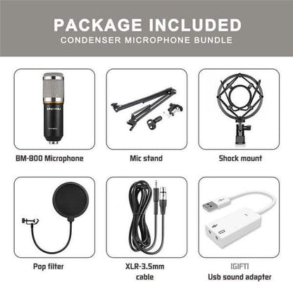 BM800 Professional Condenser Microphone DailySale