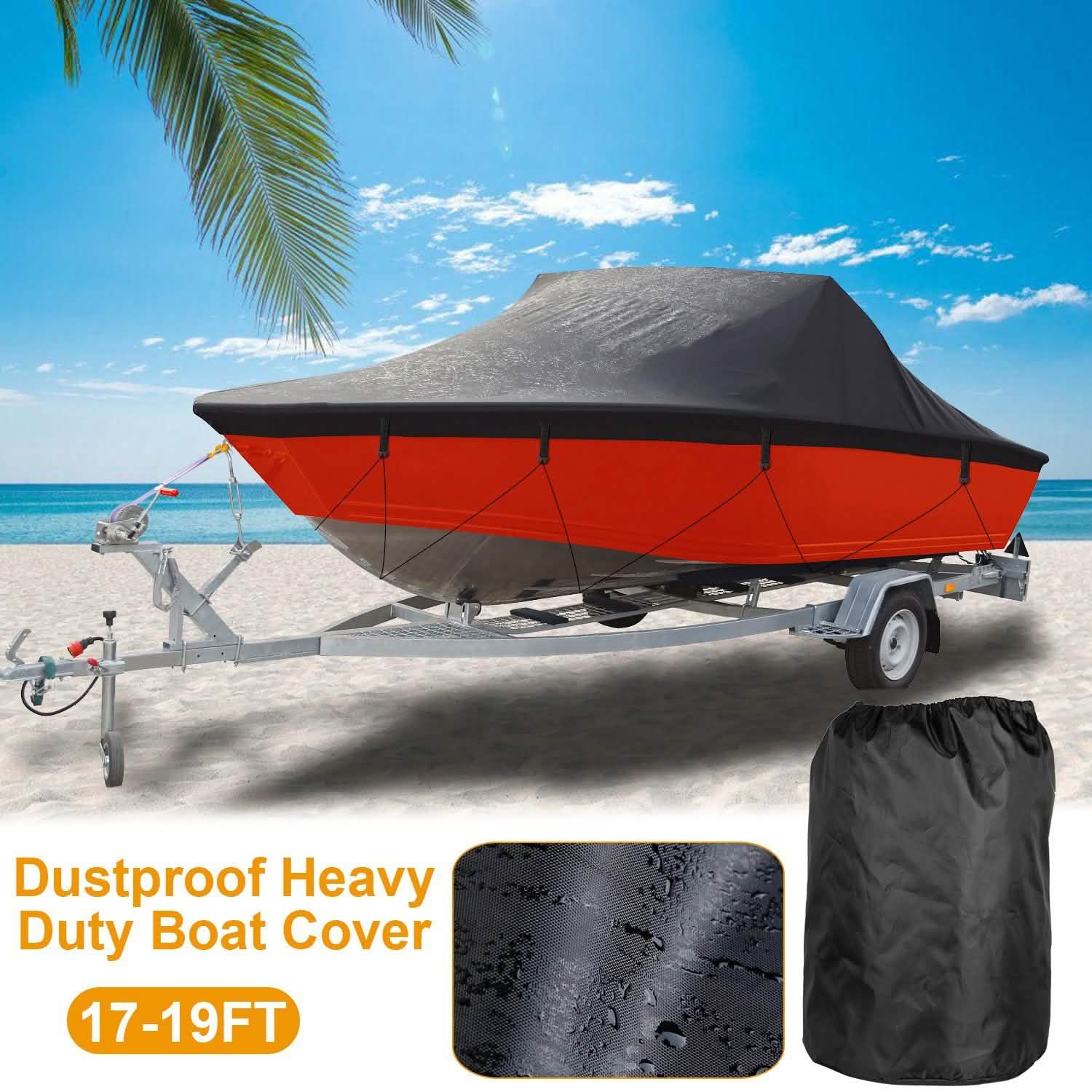 Boat Cover 210D Waterproof Dustproof Trailerable Boat Protector DailySale