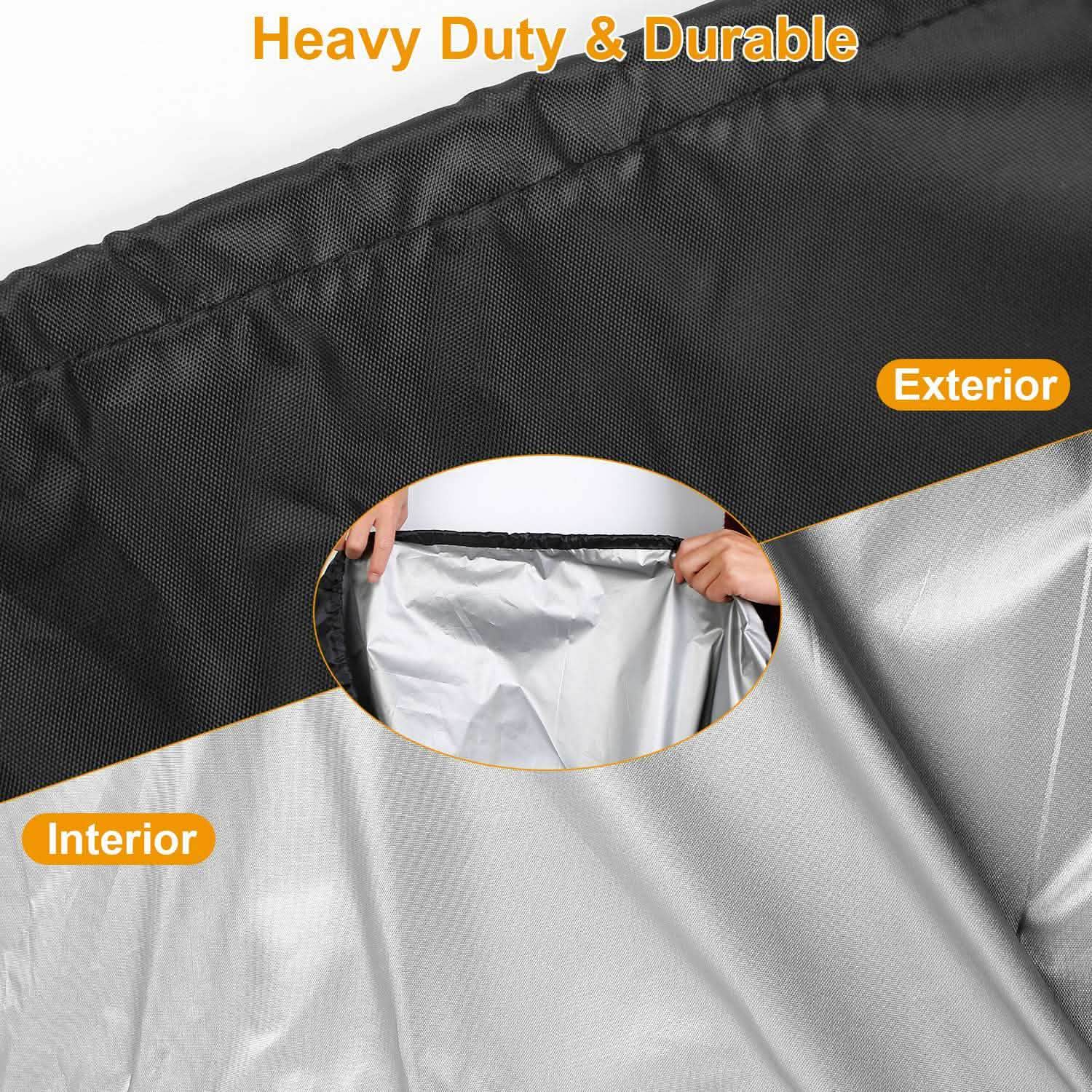 Boat Cover 210D Waterproof Dustproof Trailerable Boat Protector DailySale