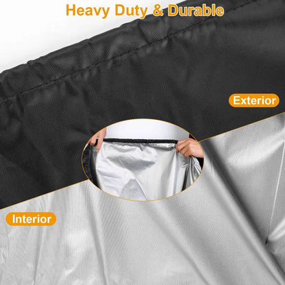 Boat Cover 210D Waterproof Dustproof Trailerable Boat Protector DailySale