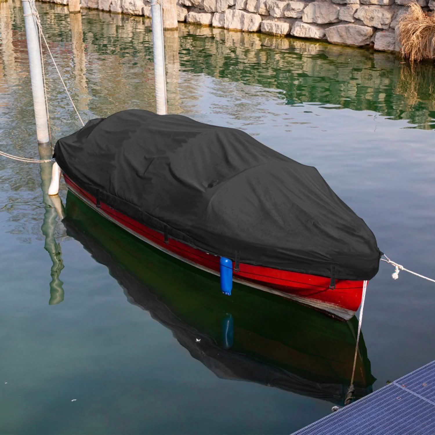 Boat Cover 210D Waterproof Dustproof Trailerable Boat Protector DailySale