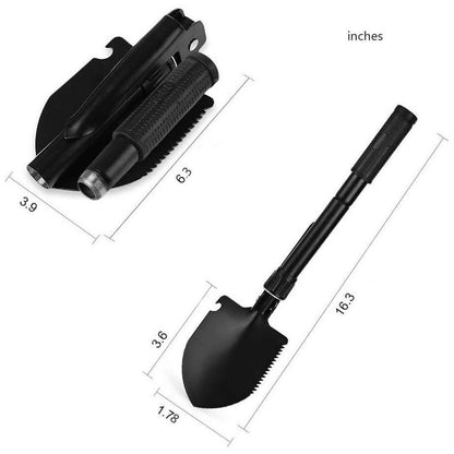 BoBKY - Multifunction Folding Military Shovel With Carrying Bag DailySale