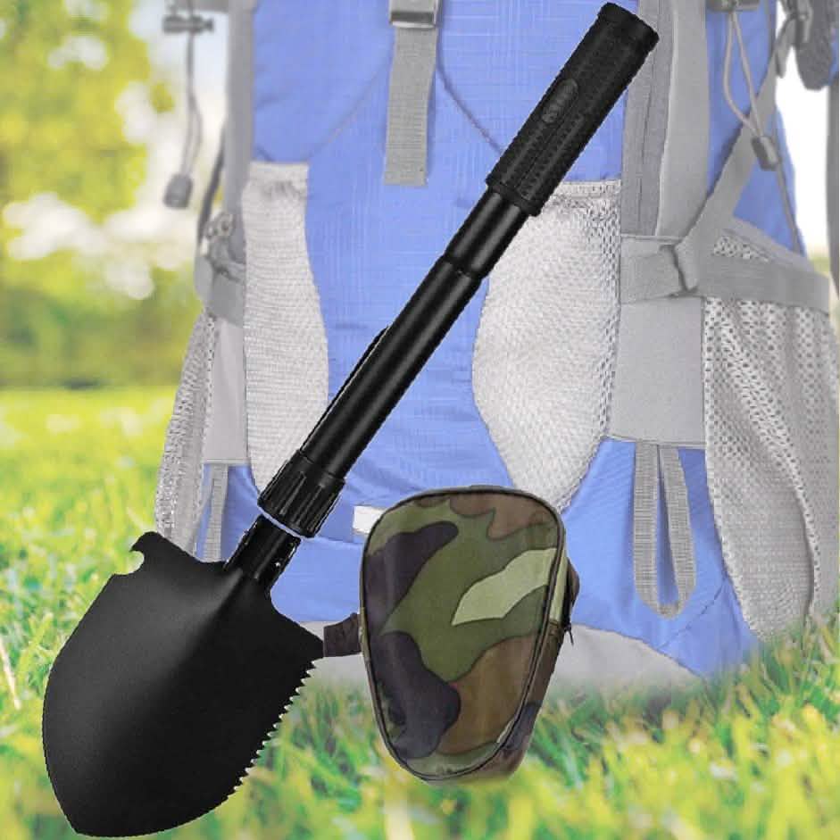 BoBKY - Multifunction Folding Military Shovel With Carrying Bag DailySale