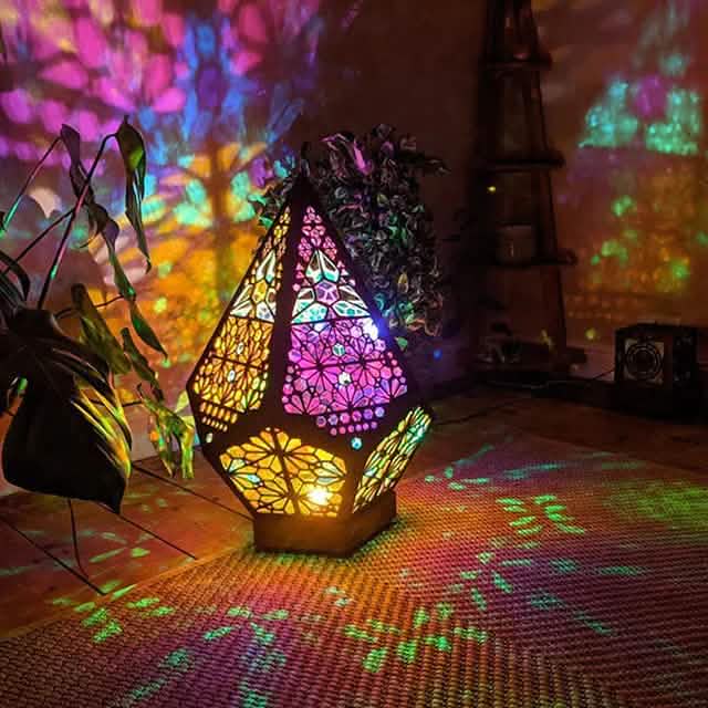 Bohemian Diamond Pole Star Projector Night Light DailySale