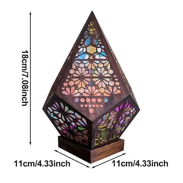 Bohemian Diamond Pole Star Projector Night Light DailySale