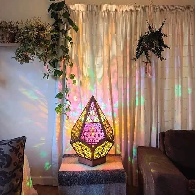 Bohemian Diamond Pole Star Projector Night Light DailySale