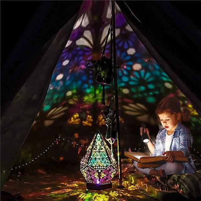Bohemian Diamond Pole Star Projector Night Light DailySale