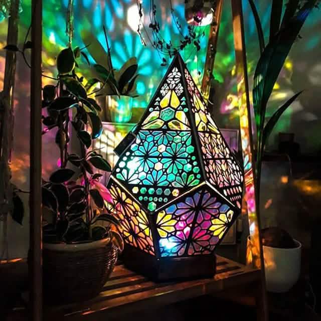 Bohemian Diamond Pole Star Projector Night Light DailySale
