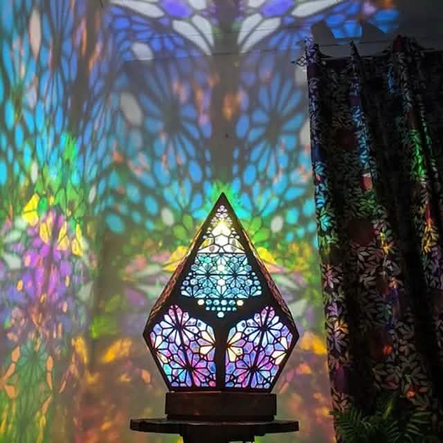 Bohemian Diamond Pole Star Projector Night Light DailySale