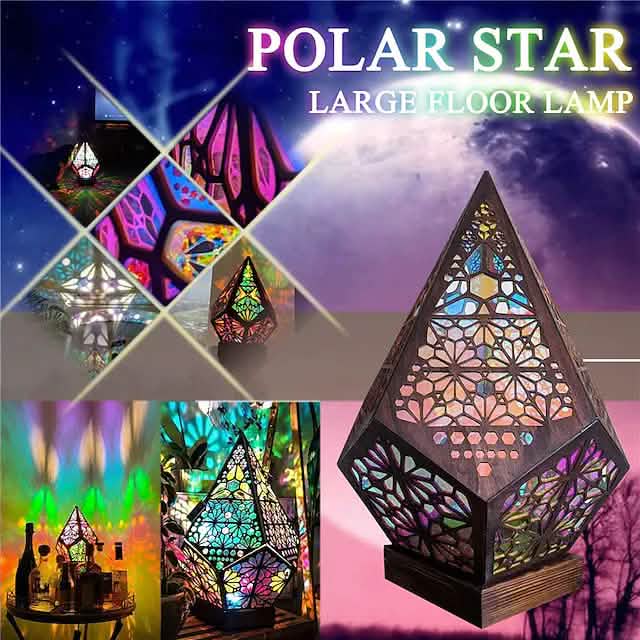 Bohemian Diamond Pole Star Projector Night Light DailySale