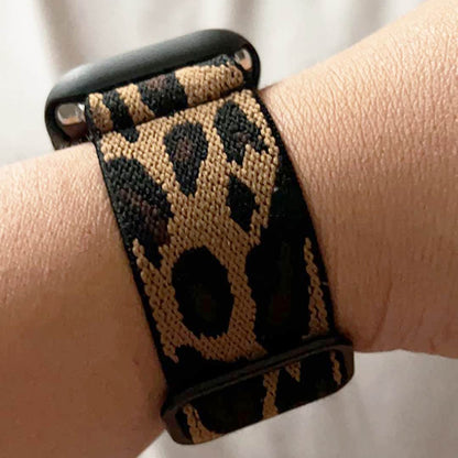 Elastic Scrunchie Style Strap with buckle for Apple Watch band - Wristwatchstraps.co