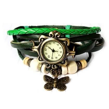 Boho Chic Vintage Inspired Handmade Butterfly Watch DailySale