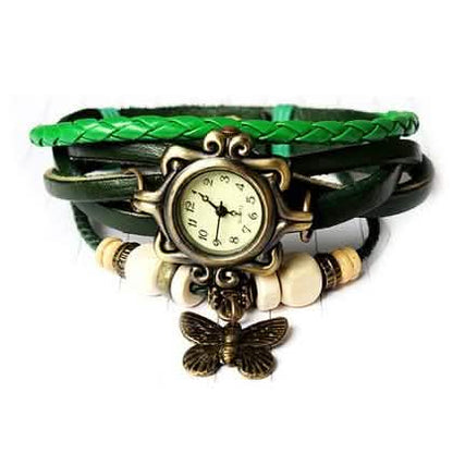 Boho Chic Vintage Inspired Handmade Butterfly Watch DailySale