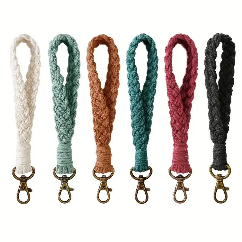 Boho Handmade Wristlet Bracelet Keyring DailySale