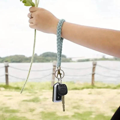 Boho Handmade Wristlet Bracelet Keyring DailySale